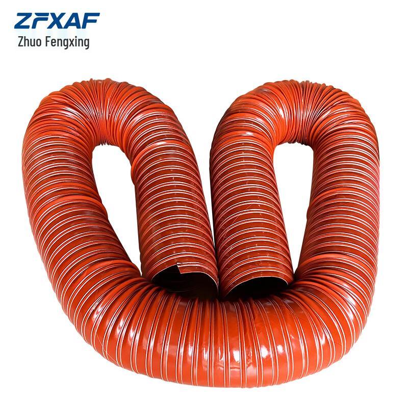 ZFXAF Red Silicone High-Temperature Air Duct