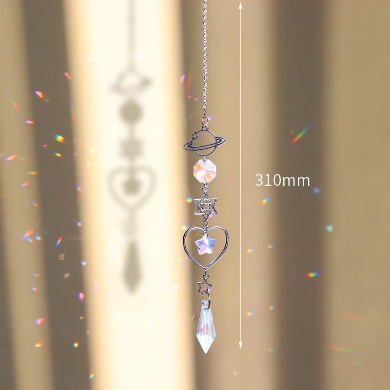 

Подвесной хрустальный колокольчик, ловец солнца, сказочные бабочки, витражный ловец солнца, оконный колокольчик для декора сада в комнате