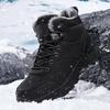 Men's Winter High-Top Snow Boots with Plus Size Options