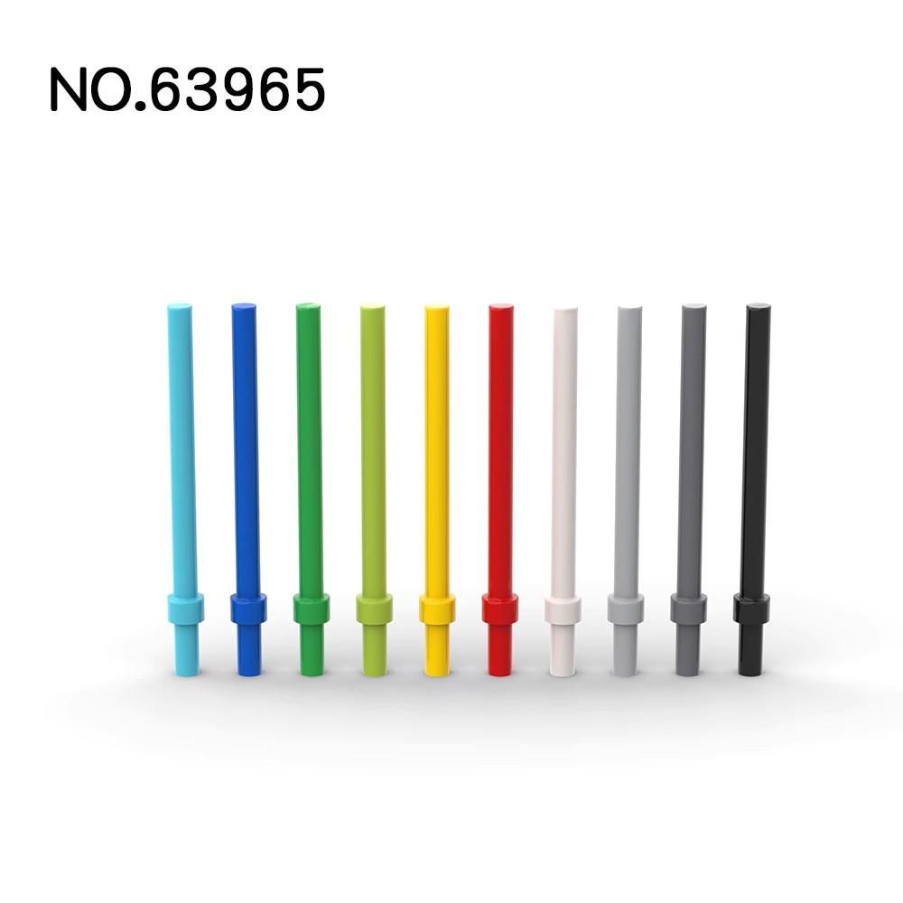 Non-Toxic 50Pcs Moc Parts 63965 18274 Bar 6L Con Anello Di Arresto Mattoni Compatibili Assmble Fai Da Te Blocchi Di Particelle Bambino
