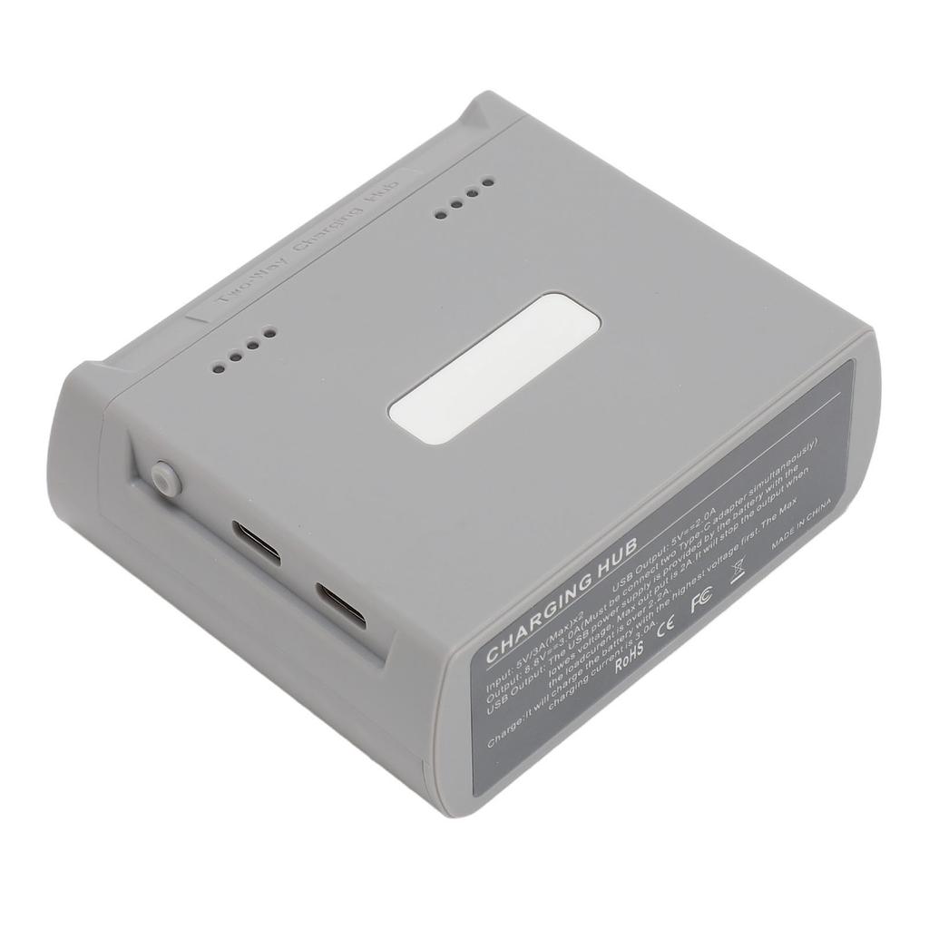 2 Way Charging Hub 4 LED Lights Good Compatibility Battery Charging Hub for Mini 4K 2 SE
