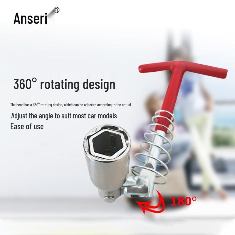 Ansell T-Type Universal Spark Plug Socket Wrench