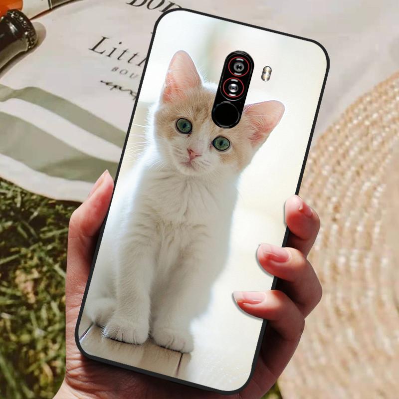 For xiaomi mi pocophone f1 Case Silicon Back Cover Phone Case for xiaomi poco F1 Cases Pocofone F1 6.18 inch Soft bumper coque