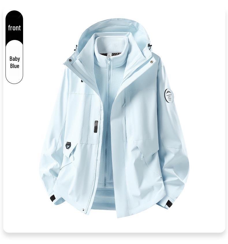 Luotuo 2026 Women's Custom Print 3-in-1 Mountaineering Jacket Set