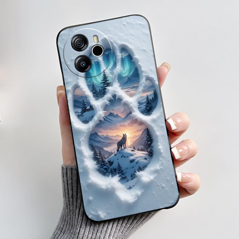 For Blackview Oscal Tiger 12 6.78" 2023 Blackview Shark 8 Back Phone Case Luxury Cute Love Rabbit Funny TPU Soft Silicone Cover