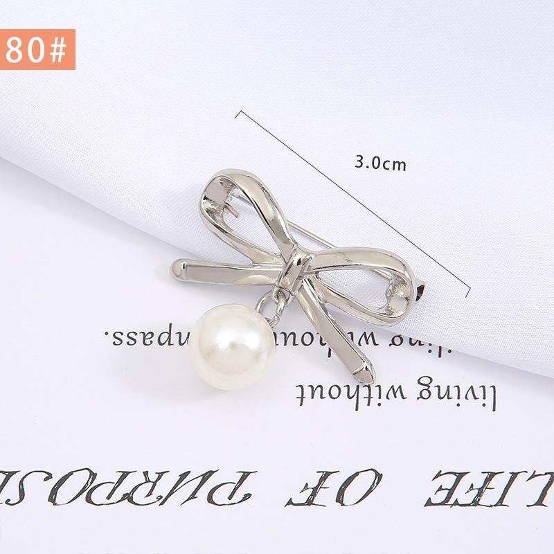 Waist-Cinching Cardigan Sweater Safety Pin Brooch for Women