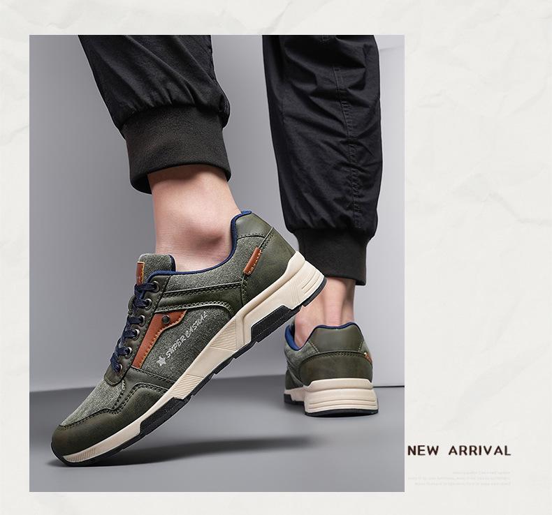 Men's Plus Size Retro Denim Casual Sports Shoes