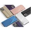 Applicable iPhone11Promax Mobile Phone Case Mirror Vertical No-flip Leather Case Acrylic Apple 11 Protective Case