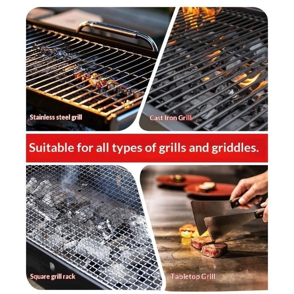 with LED Light Cordless BBQ Grill Brush Rechargeable BBQ Rotating Brush  Barbecue