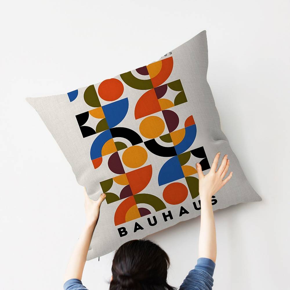 Colorful BBauhaus Pillow Gifts Home Office Furnishings Bedroom Sofa Car Cushion Cover case xcm