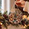 Acrylic Shape Christmas Hanging Ornaments, 2D Flat Decoration for Tree, Home, Party