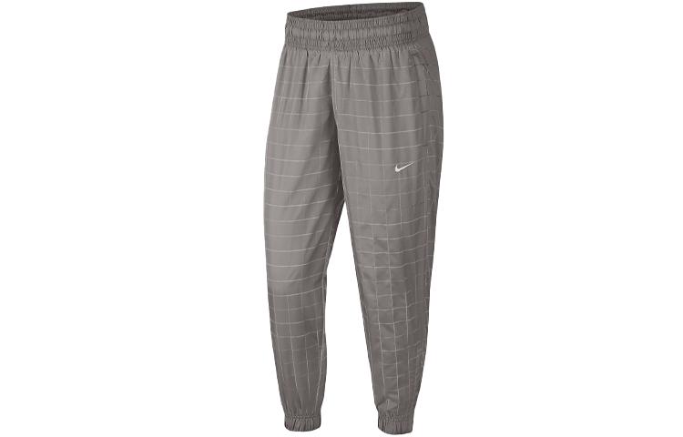 Nike Knitted Sweatpants Women s Olive Gray Moderate Cuffed Pants DA0329-081 S