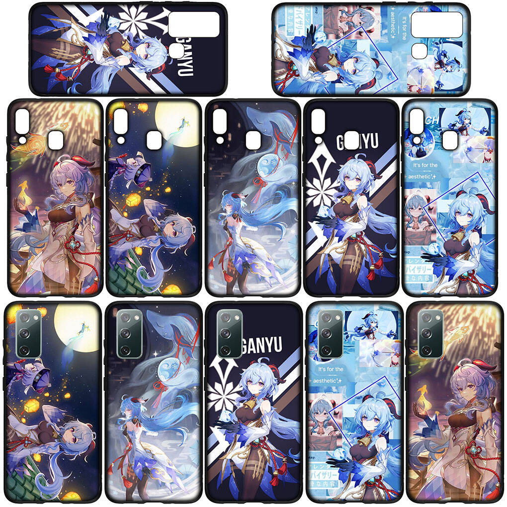 for Motorola Moto Edge 70 60 50 G54 G86 Samsung Galaxy S25 iPhone 17 16 15 Xiaomi Redmi Note 14 Pro Max Phone Case Ganyu Genshin Impact Gan Yu Cover