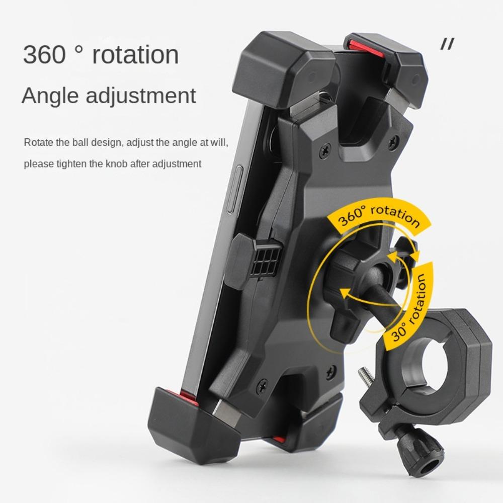 Non-slip Bicycle Cell Phone Bracket Shockproof 360 Rotatable Bike Phone Holder Motorcycle