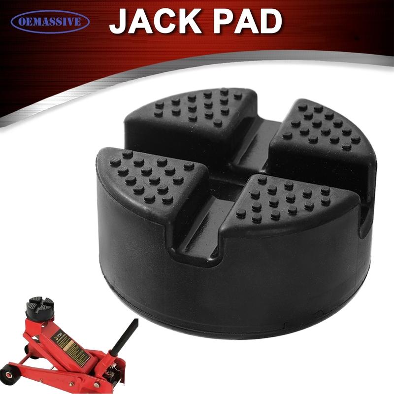 Floor Slotted Rubber Car Jack Pad Adapter Frame Protector Guard For Safe Lifting Pinch Weld Repair Tool Vehicle Side Jacking Pad