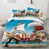 Anime One Piece Duvet Cover Set Comfortable and Warm Bedding Set for Decorating Your Bedroom and Enhancing Home Life Teens Gifts