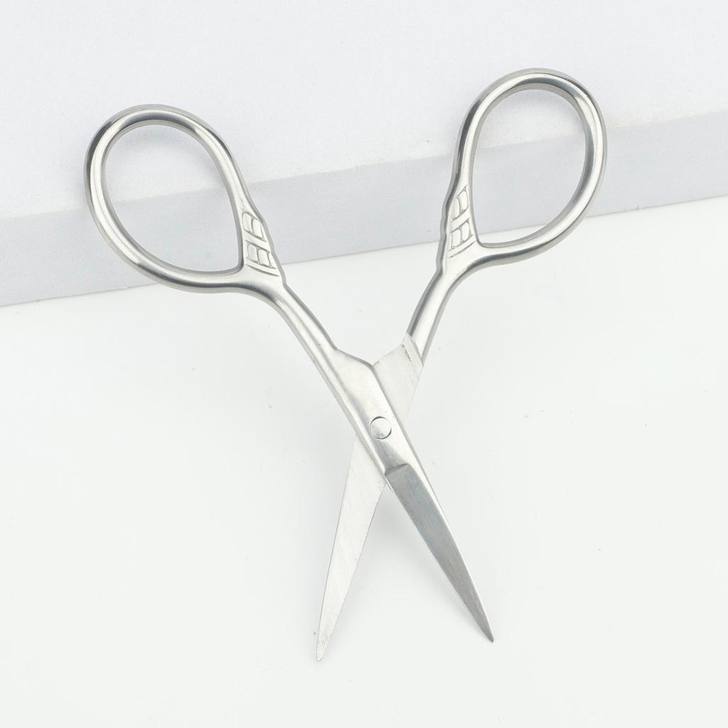 Professional Manicure Scissors Stainless Steel Cuticle Precision Beauty Grooming for Nail Facial Hair Eyebrow Eyelash Nose Hair