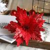 Cross-Border Christmas Velvet Sequin Floral Decorations