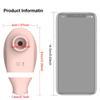 New 2 in 1 Clit Sucker Nipples Vibrator Clitoris Stimulator for Women Sucking Tongue Licking Female Masturbator Sex Toy for Women Climax Masturbator