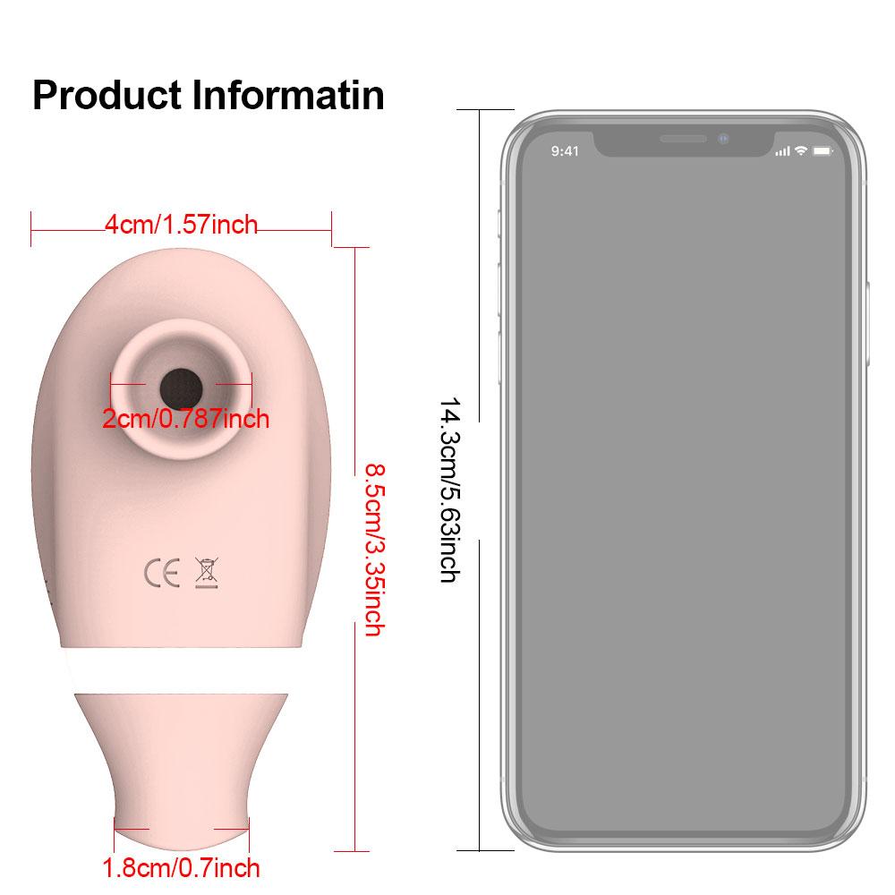 New 2 in 1 Clit Sucker Nipples Vibrator Clitoris Stimulator for Women Sucking Tongue Licking Female Masturbator Sex Toy for Women Climax Masturbator