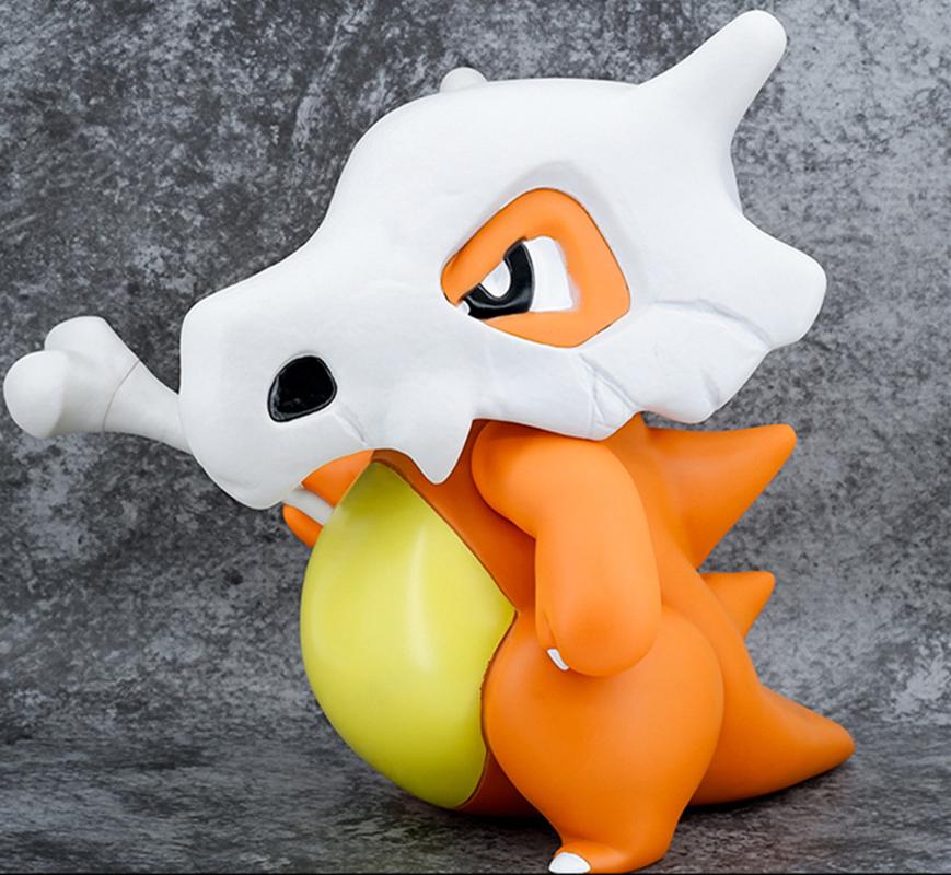 36CM Cute Anime  Cubone Osselait Tragosso PVC Action Figure Game Statue Collectible Model Kids Toys Doll Gifts