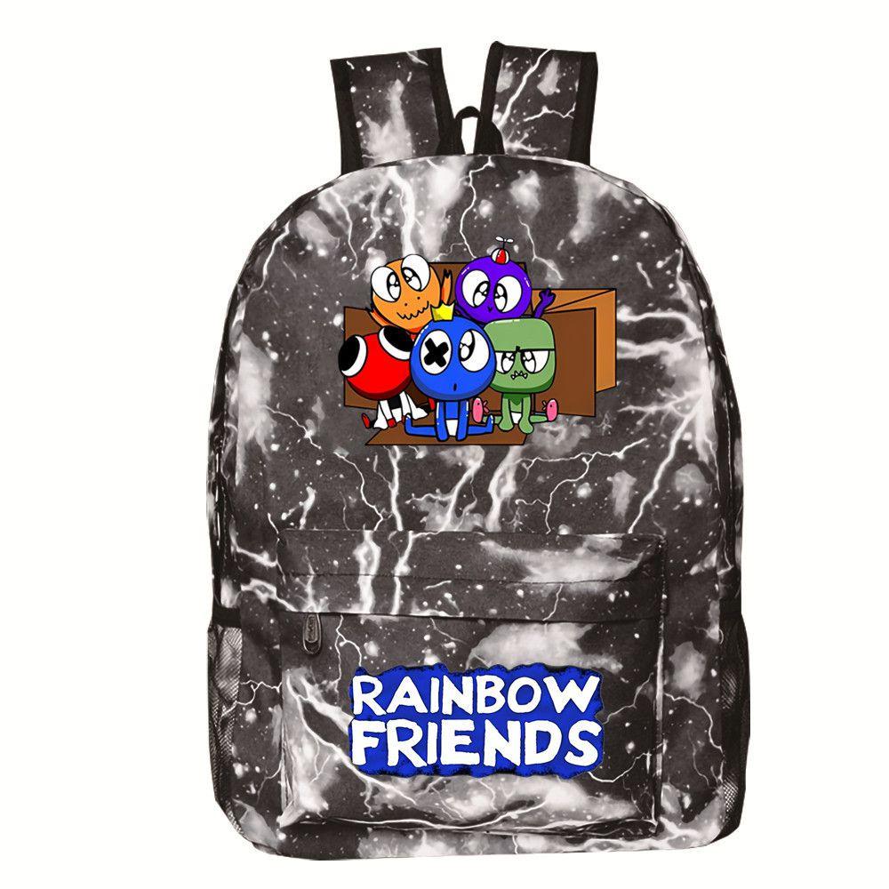 Roblox Rainbow Friends Large Capacity Student Backpack Bag Book