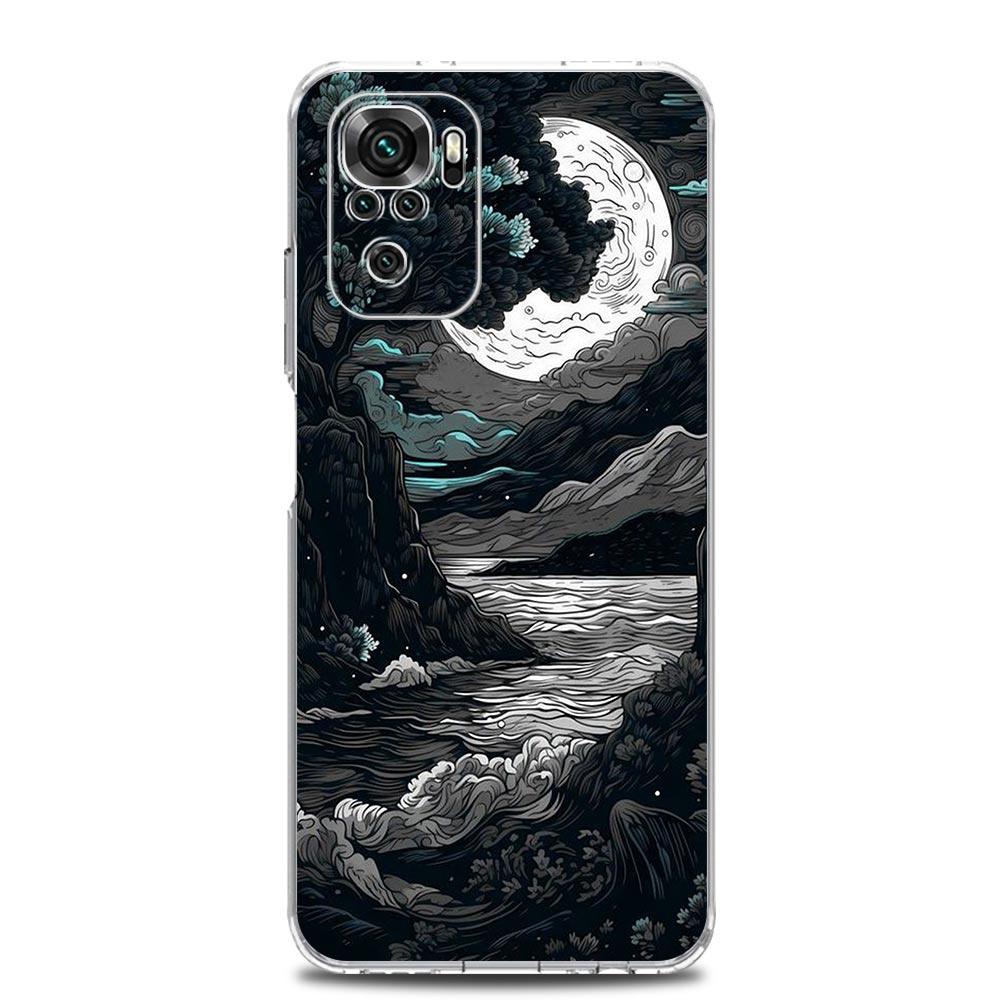 Landscape Art Soft TPU Phone Case For Xiaomi Redmi Note 15 14 13 12 4G 10 11 Pro Plus 5G 14C 13C 12C 10C 9A Clear Cover