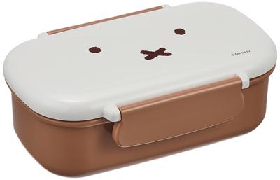 Kutsuwa Miffy Gesicht Lunch Bento Hergestellt in Japan Damen-Serie, Luftdicht, Zwei-Punkt-Verschluss, Einzelne Schicht Box,
