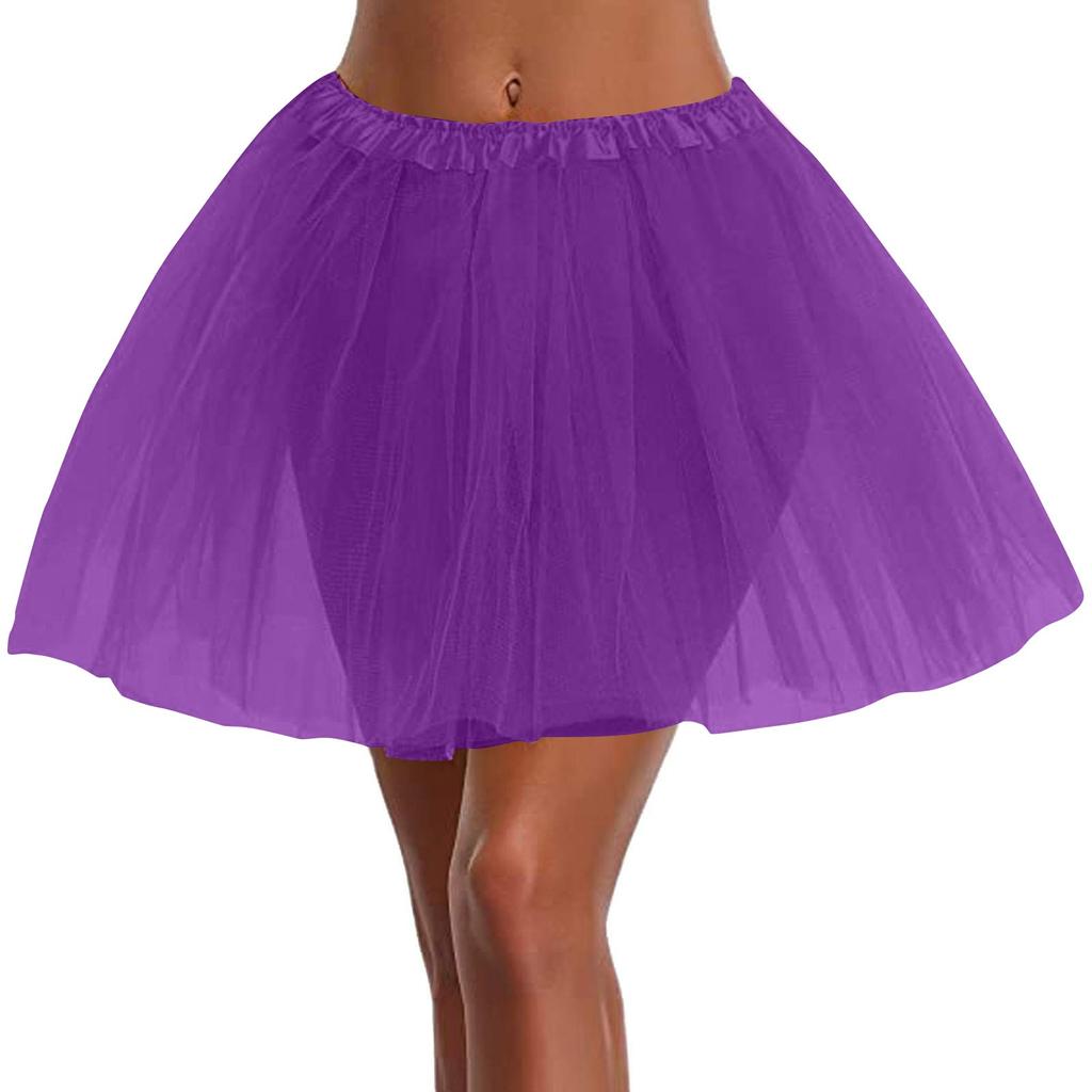 Women's Skirt Glitter Festival Outfit Party Dress Underskirt Dance Dress Prom Dress Evening Dress Ballet Skirt Cosplay Festive Skirt