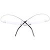 Ultralight Coating Frameless Myopia Glasses -1.0 -1.5 -2.0 To -5.0 Rimless Super Light Stainless Steel Hyperopia +1.0 +2.0 +4.0