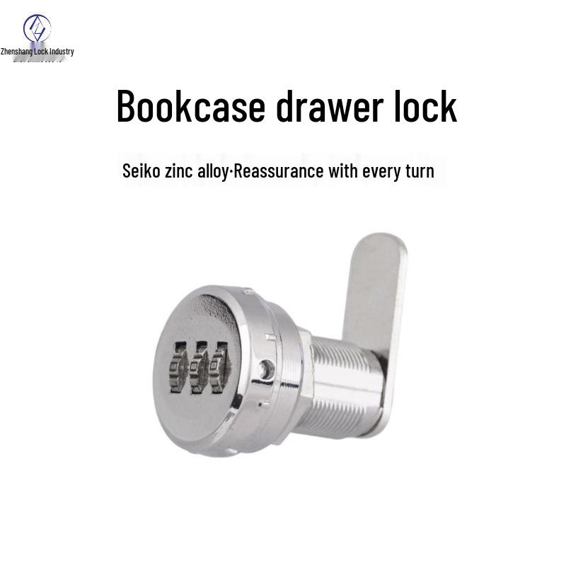 Zinc Alloy High-Quality Combination Lock for Bookcase, Drawer, Cabinet, Wardrobe and Locker