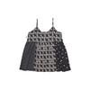 Goteu Patchwork Bustier Sleeveless - Black