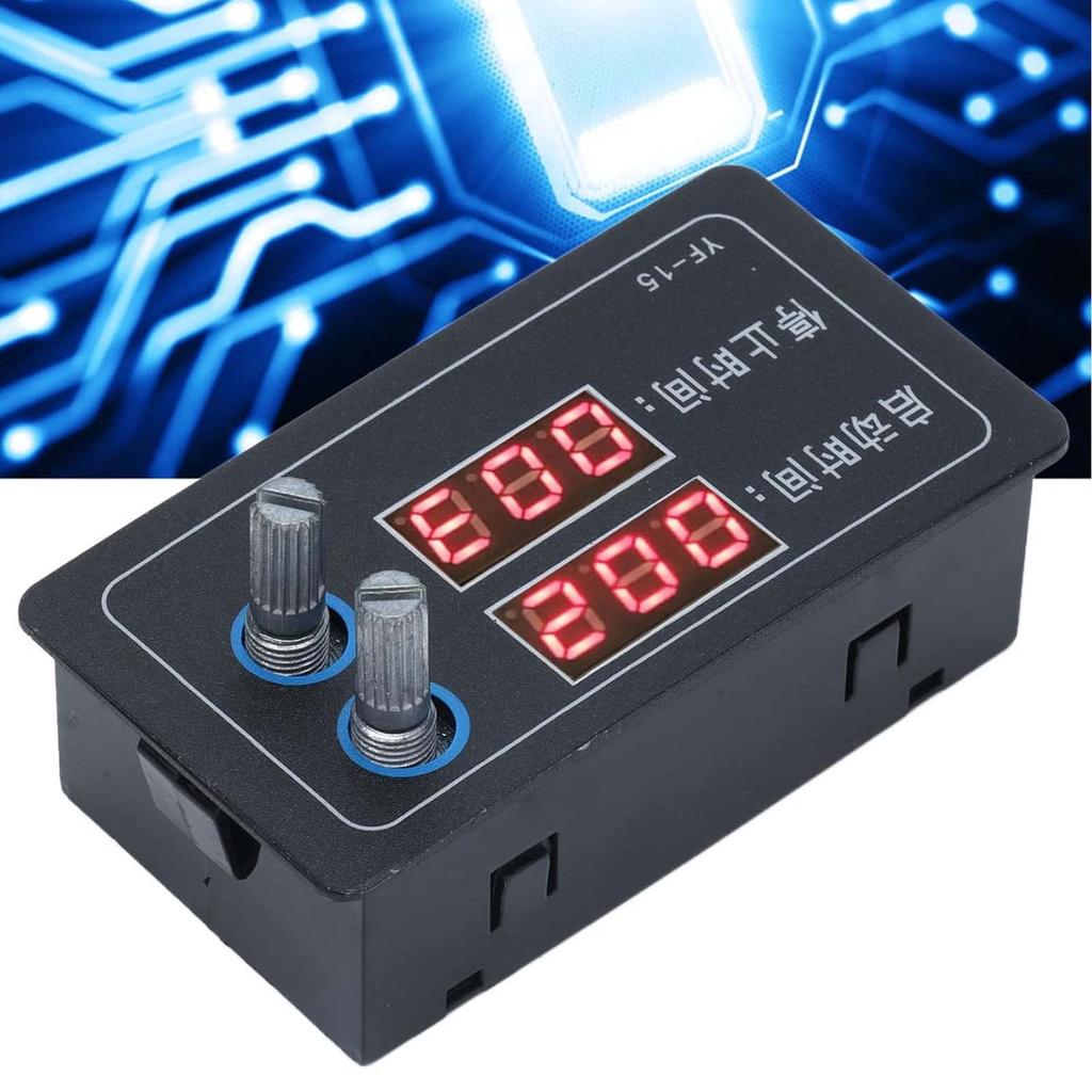 Multifunction High-precision Timer Relay, YF-15 Digital Cycle Timer Delay Switch Motor Controller Module