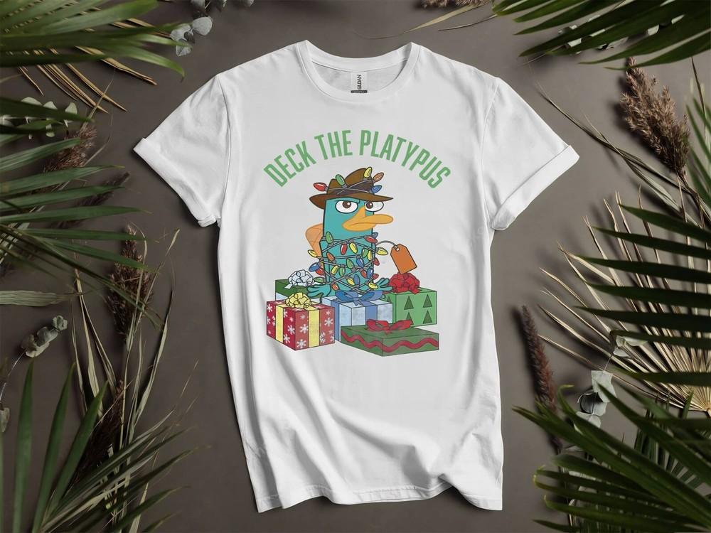

Phineas and Ferb Christmas Perry T-shirt T shirt Men Women Unisex Tshirt K590 S
