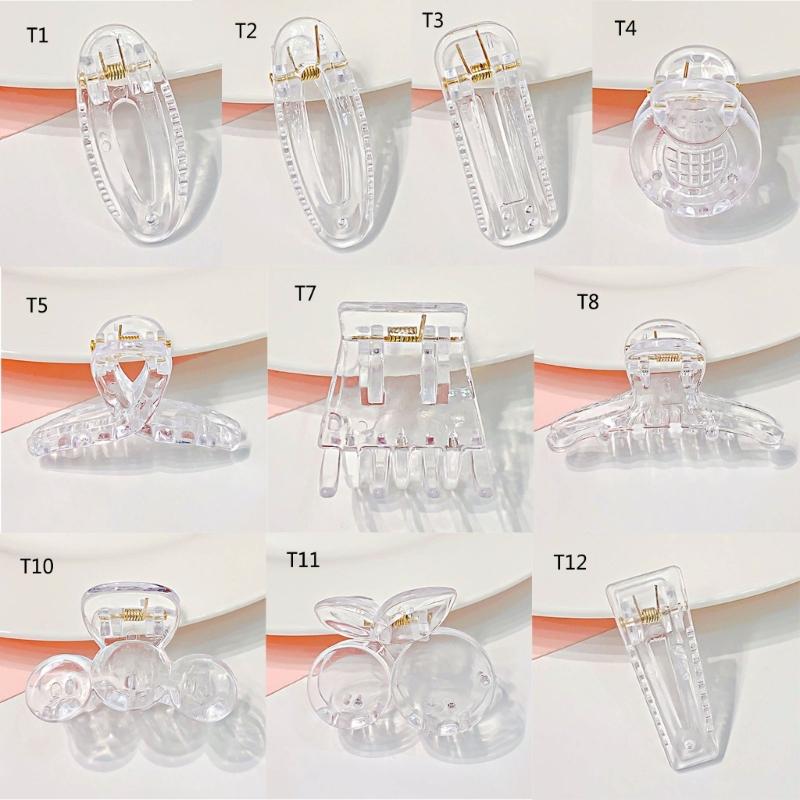 10 PCS Clear Hair Pins DIY Hair Accessories Clear Hair Grips Acrylic Material DIY Small Hair Clip Hair Clamp for Hair