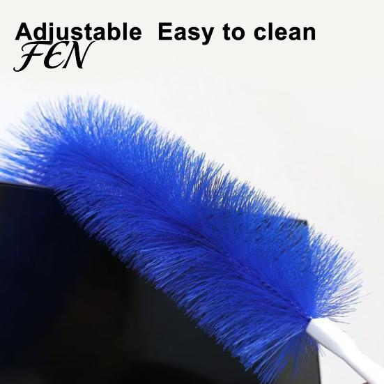 Microfiber Dust Remover 3/6Pcs Bendable Head Cleaning Brush, Ceiling Fan Cleaner Duster with Flexible Vent Brush Head, for Fans Blinds Cobwebs