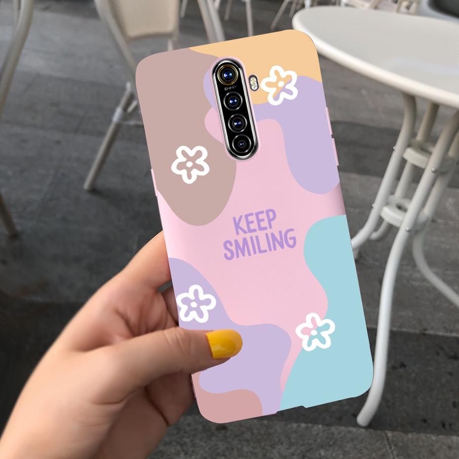For Realme X2 Pro Phone Case Realme XT X2 Lovely Printing Candy Color Silicone Back Cover For RealmeX2 X 2 Pro XT Soft TPU Coque