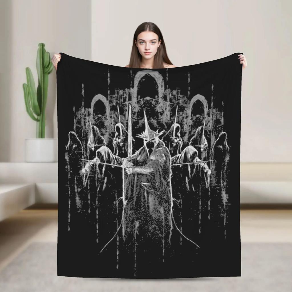 Mordor LLords of the RRings Flannel Throw Blanket Lightweight Soft Blanket for Bed Couch Sofa Home Decor