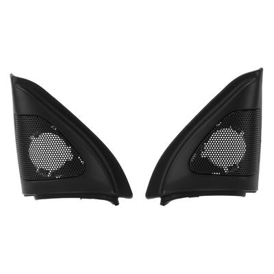 Pair Car Door Speaker Cover Audio Tweeter Trim Black Replacement for Corolla 2003?2006