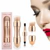 4 In 1 Makeup Brushes Foundation Eyebrow Shadow Eyeliner Blush Powder Brush Cosmetic Tool