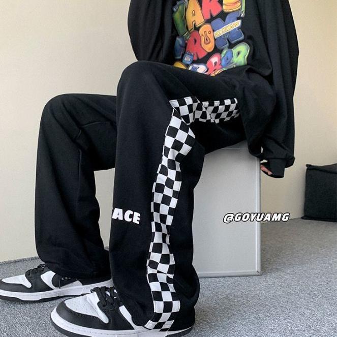 

Спортивные брюки мужские дышащие спортивные спортивные штаны модные тренировочные брюки спортивные штаны для тренировок спортивные брюки для бега S чёрный