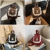 Pu Dot Pattern Mini Backpack For Women With Lace Detail For Daily Use