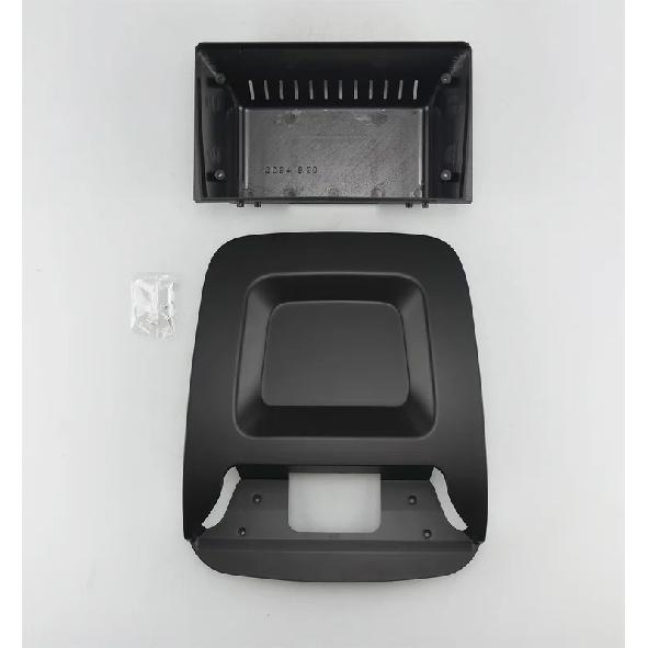9 inch Car Fascia Radio Panel for 2002-2008 Subaru Forester (Black) Dash Kit Install Facia Console Bezel GPS Adapter Plate Trim
