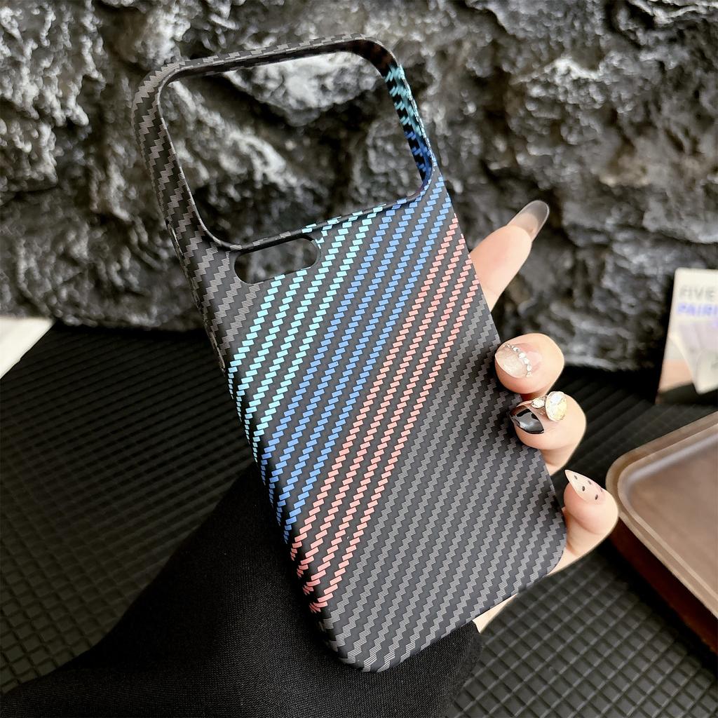 For Xiaomi 17 Pro Case Carbon Fiber Texture PC + TPU Phone Cover Magnetic Case