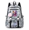 Cartoon Demon Hunters Printed Backpack Schoolbag for Teenager Student Girl Boy Bookbag Large Capacity Waterproof Travel Bag Mochila