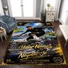 Neymar Jr Football Legend Customizable Name Carpet Design for Foyer Dormitory Playrooms Balcony Anti-slip Rug Office home decor Spiritual Gift