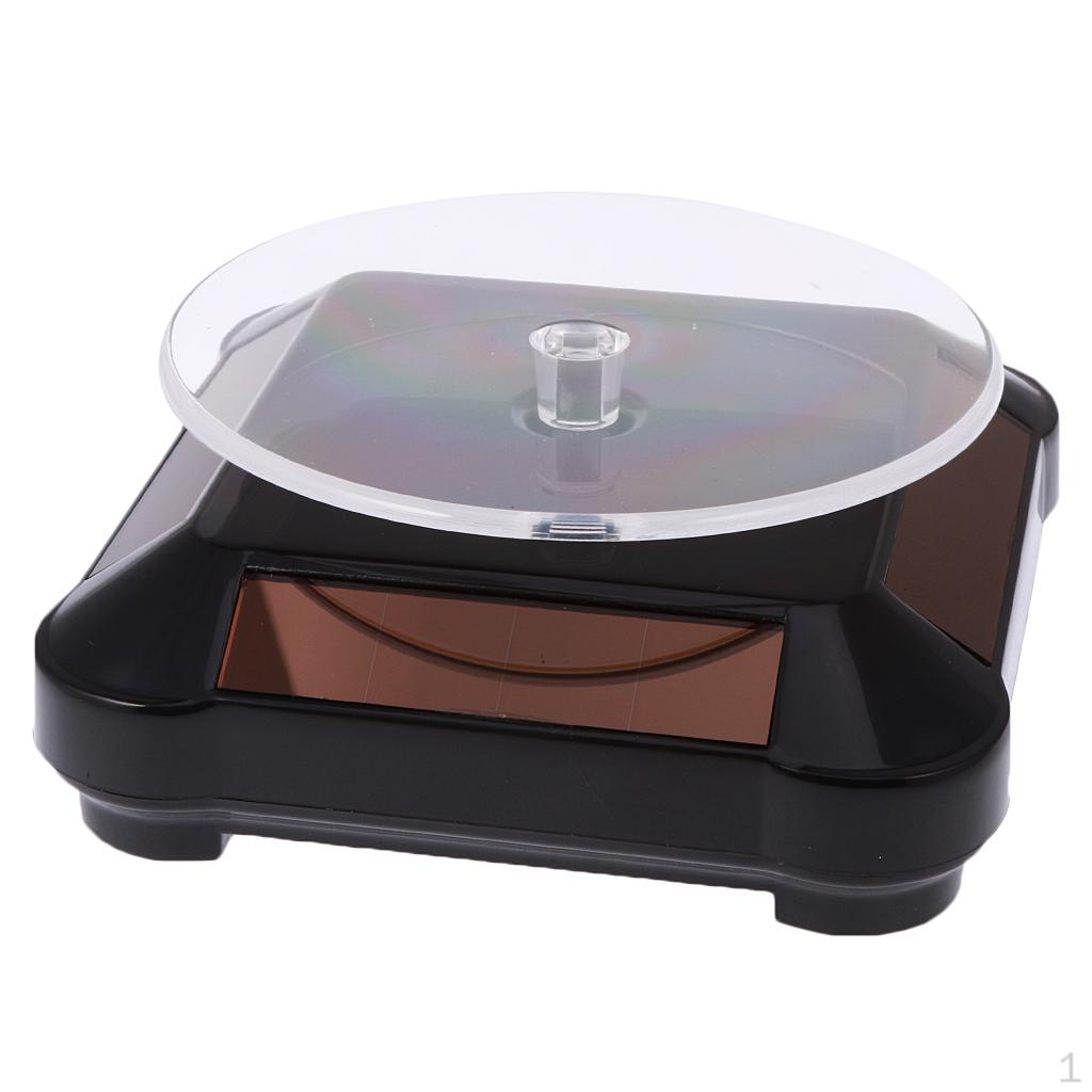 Degree Turntable Display Plate Showcase Jewelry Watch Stand