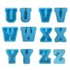 3D A~Z Letters Silicone Molds Epoxy Resin Mold DIY Crafts Polymer Clay Plaster Mold DIY Candle Handmade Soap Tools