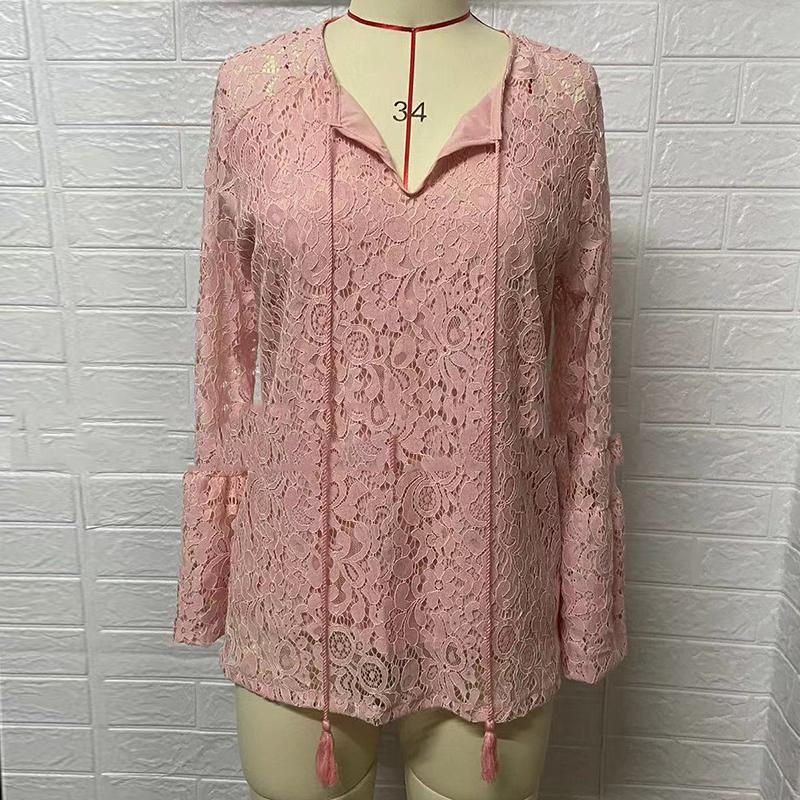 Blusa Blanca Blusas Worthington Para Mujer Blusa Holgada De Encaje