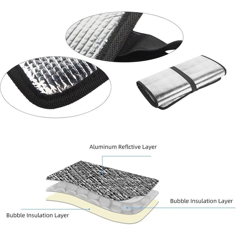 Windshield Sunshade Sun Shade Visor Mat for Jeep Wrangler TJ JK JKU Rubicon Sahara X Sport 1996-2018